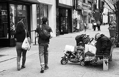 Homeless : Street Life : New York : Personal Photo Projects : Photos : Richard Moore : Photographer